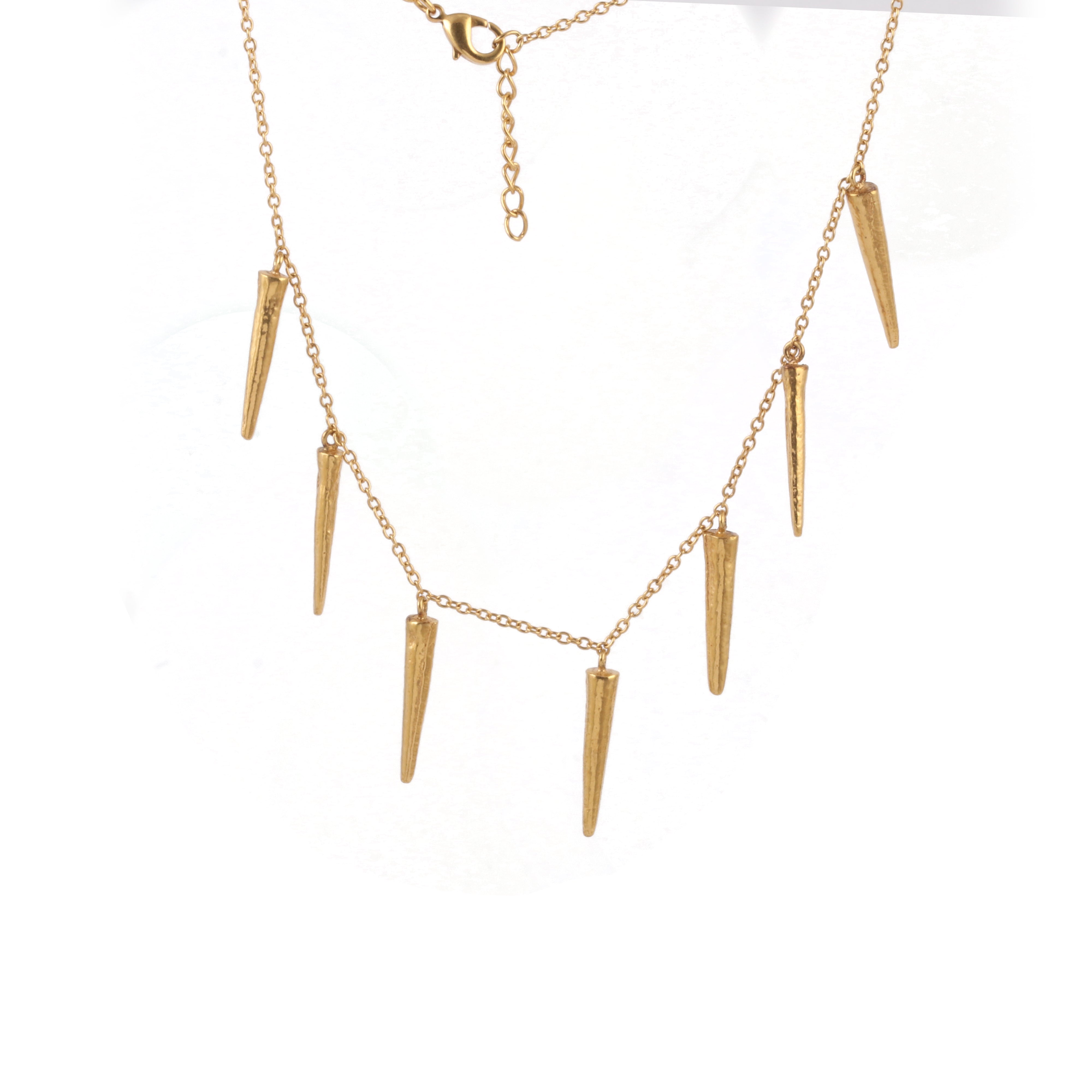 Gold Drop Chain Necklace