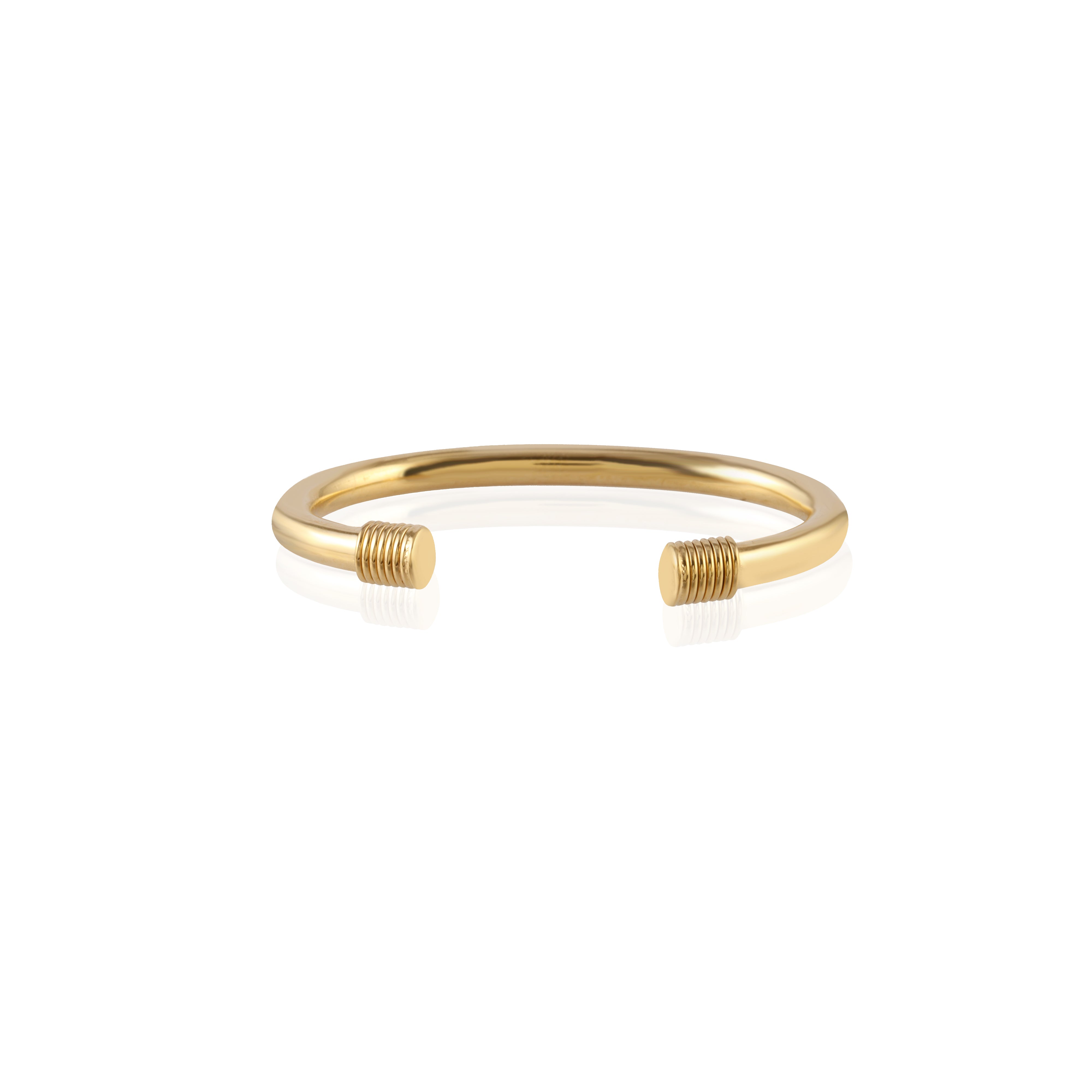 Gold Open Bangle