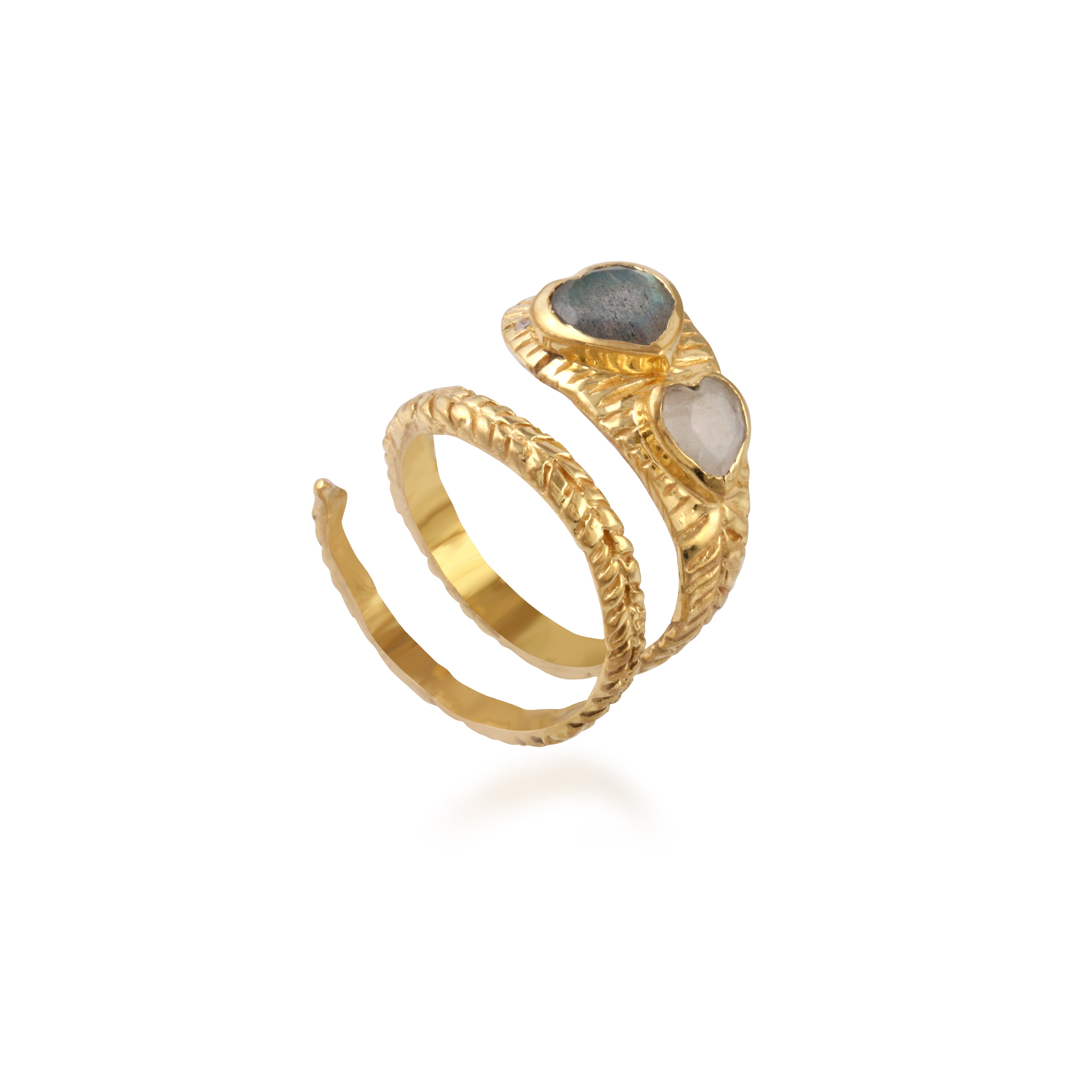 Labradorite Statement Ring