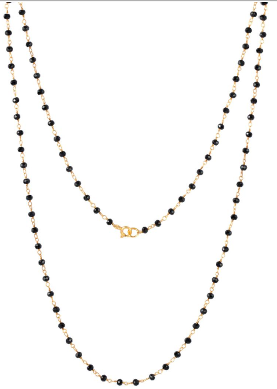Black Onyx Layered Necklace