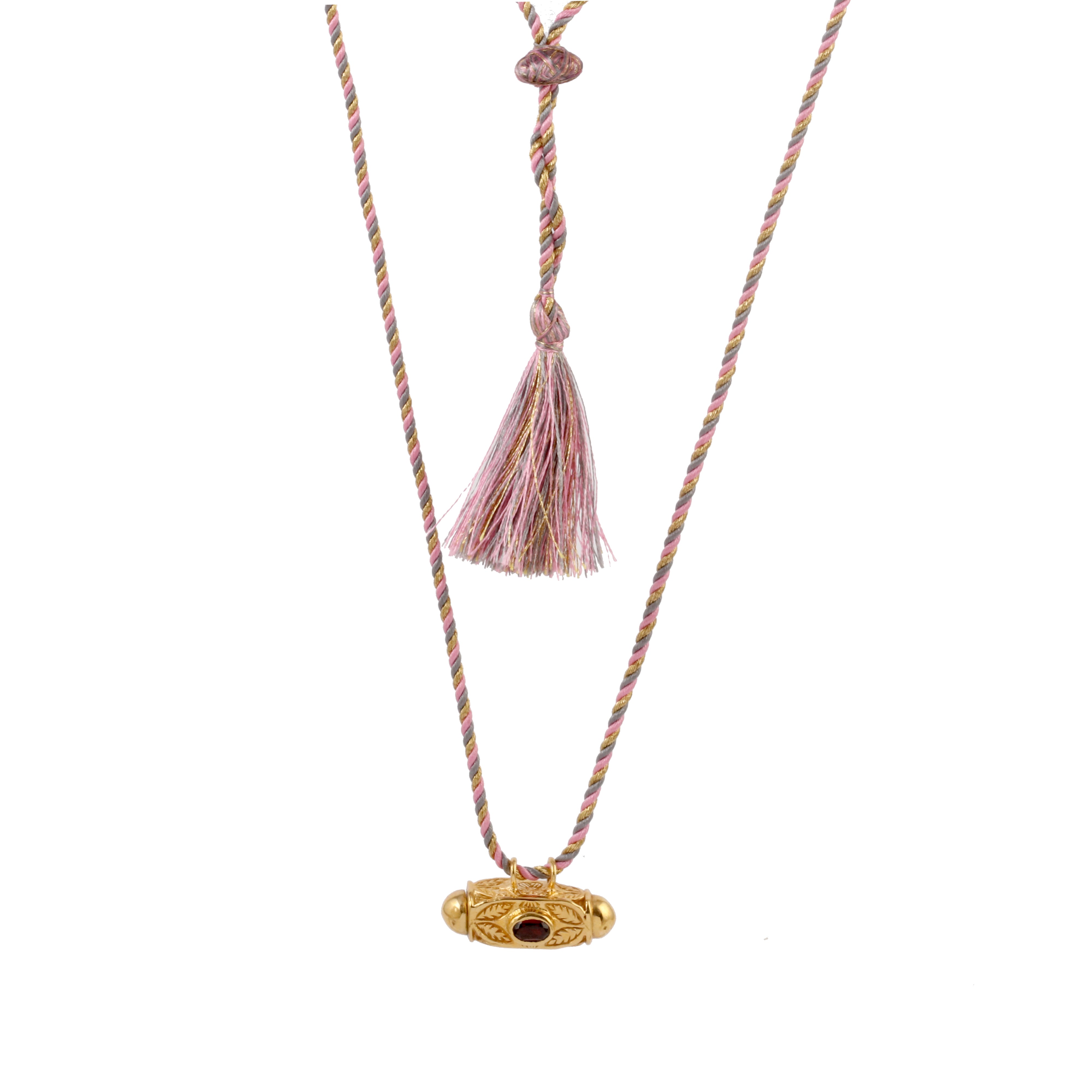 Garnet Pendant Necklace