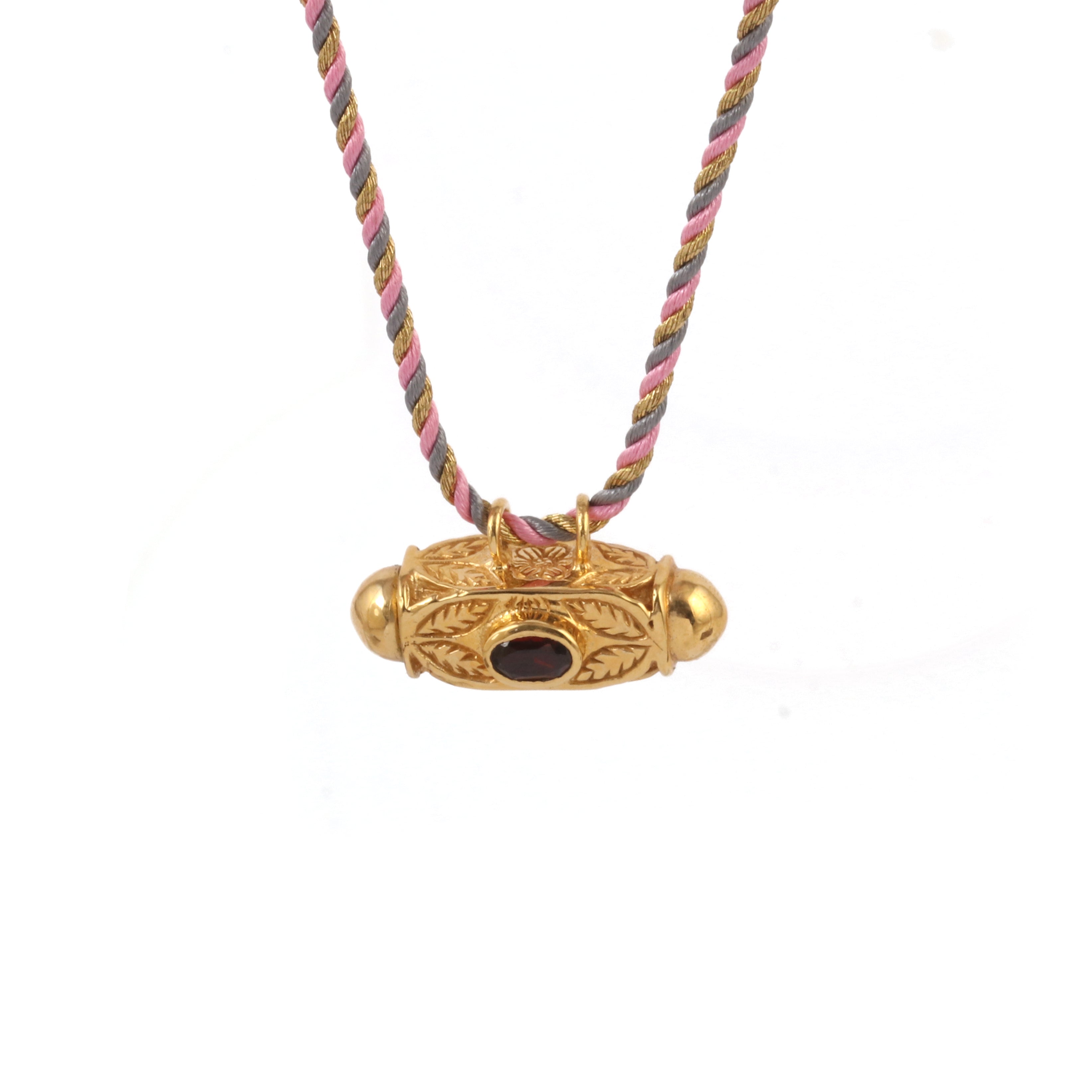 Garnet Pendant Necklace