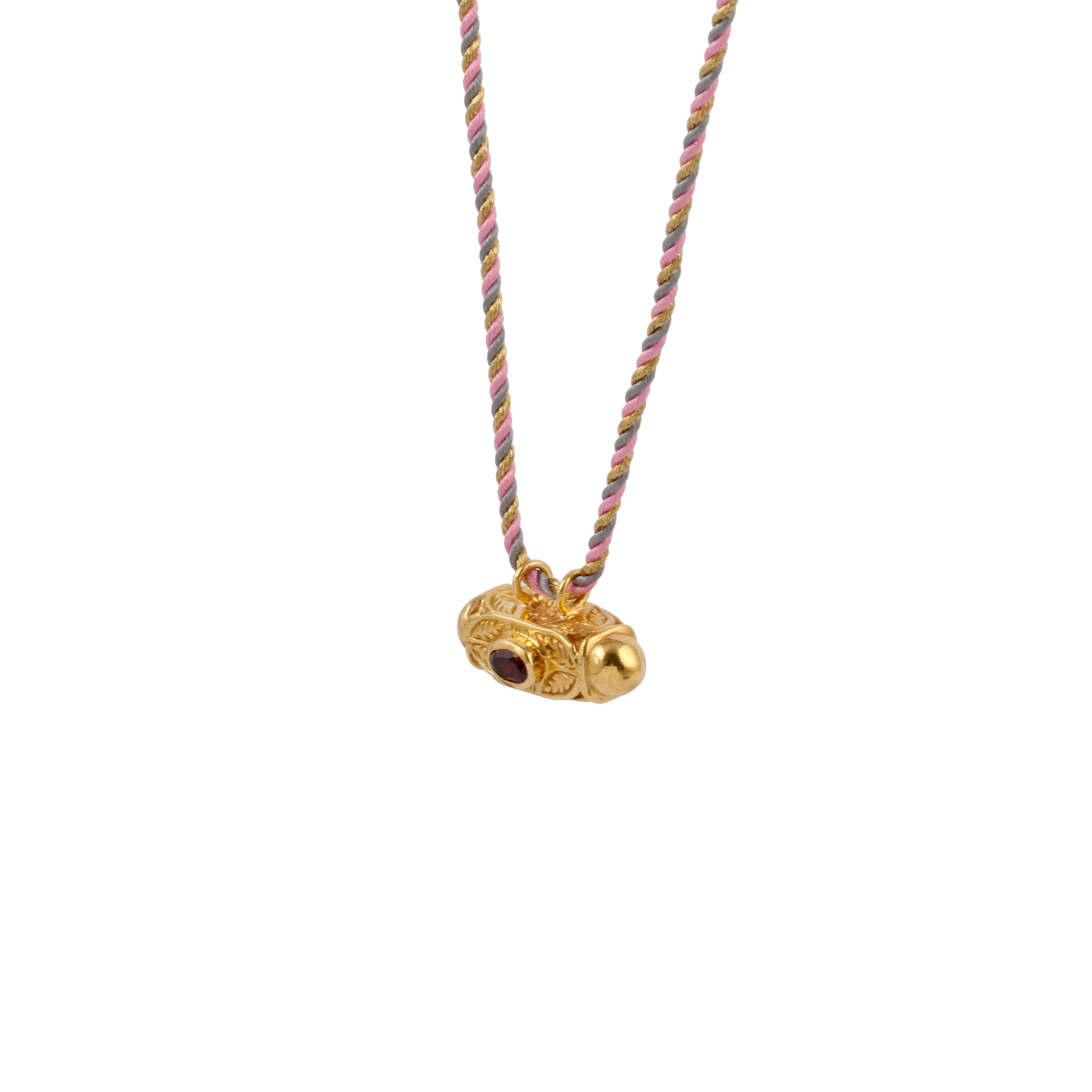 Garnet Pendant Necklace