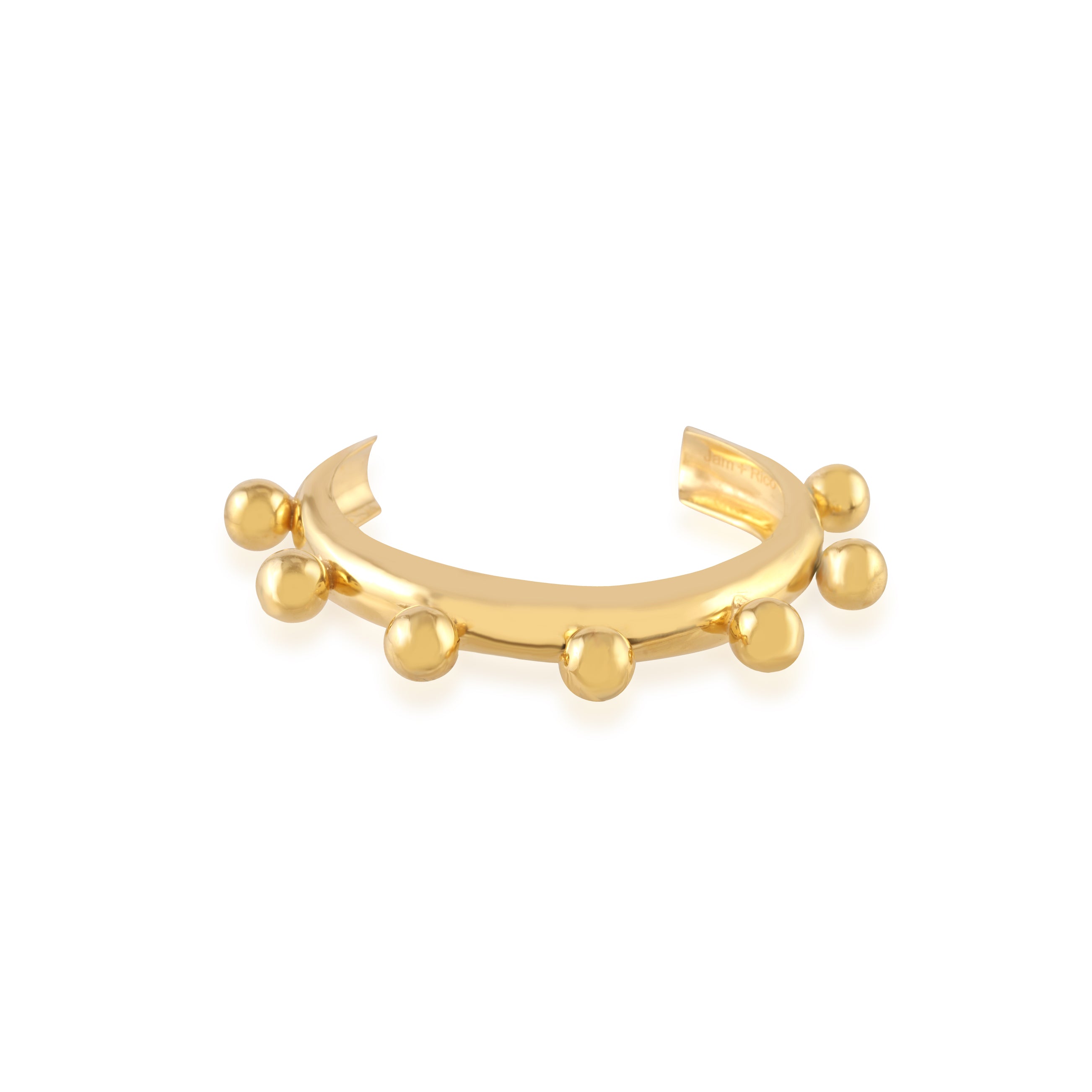 Gold Ball Design Bangle