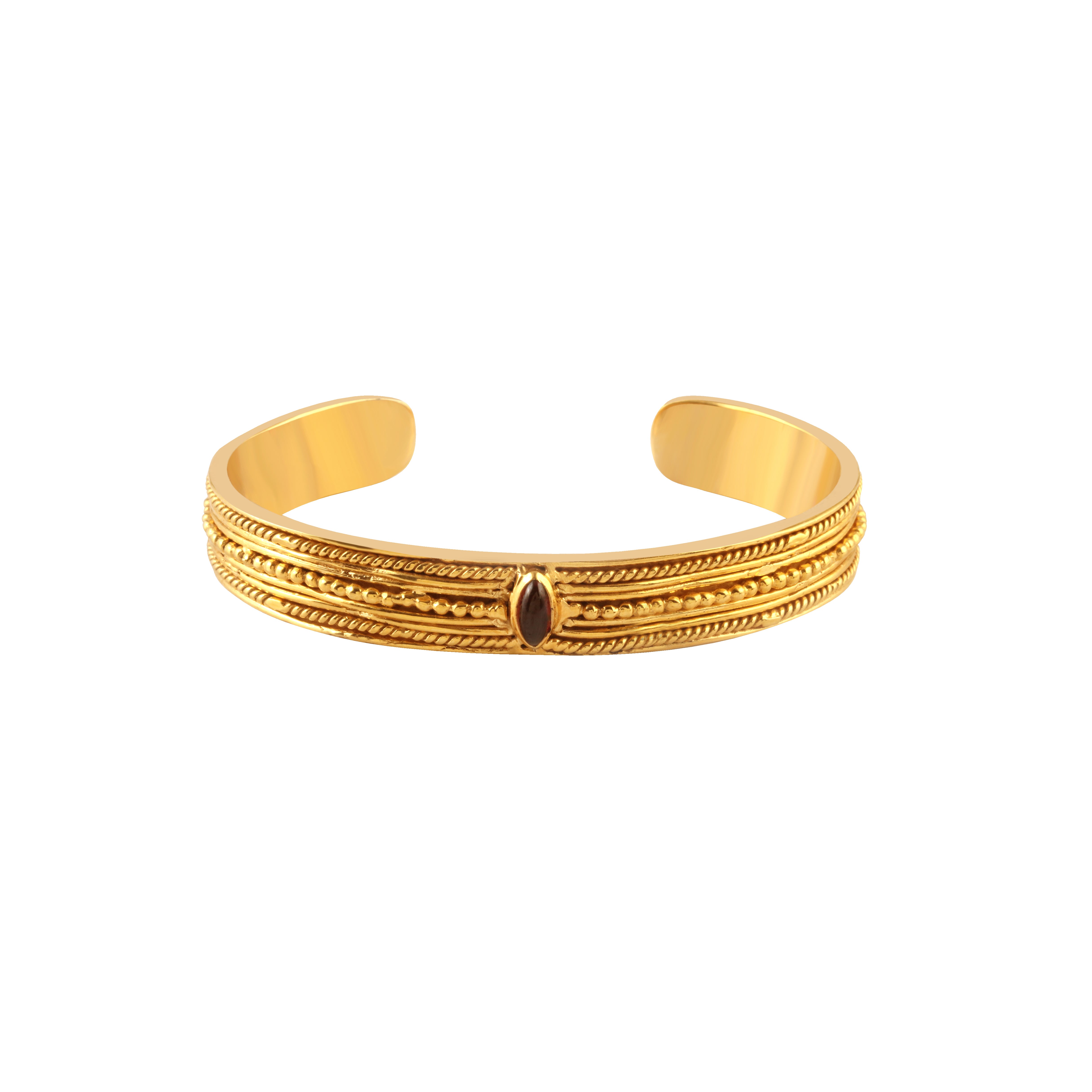 Garnet Stone Bangle